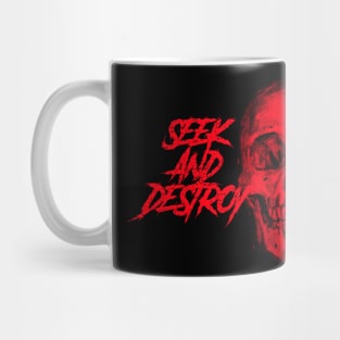 Seek and destroy Skull Mug